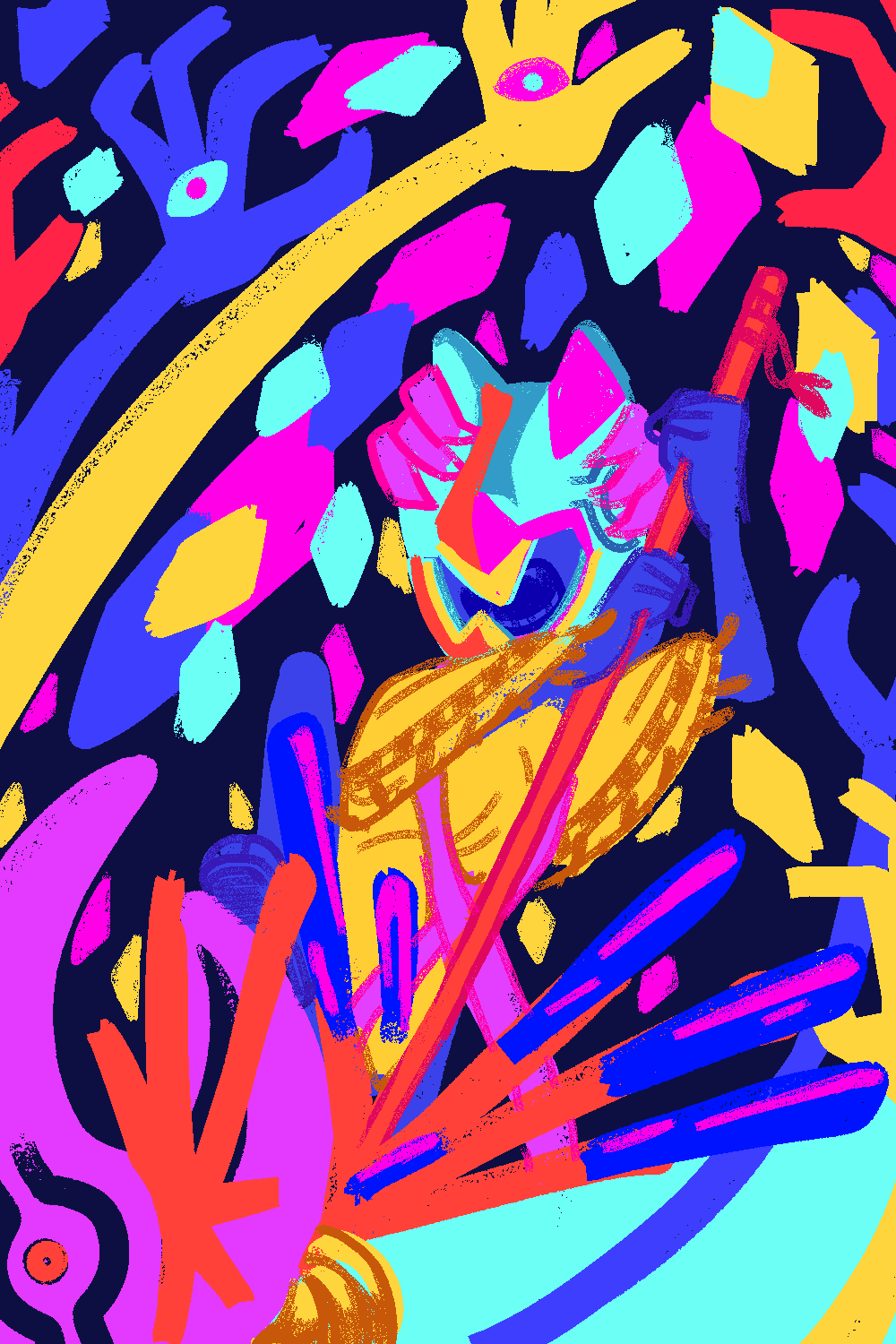 Eye Strain, Violence
